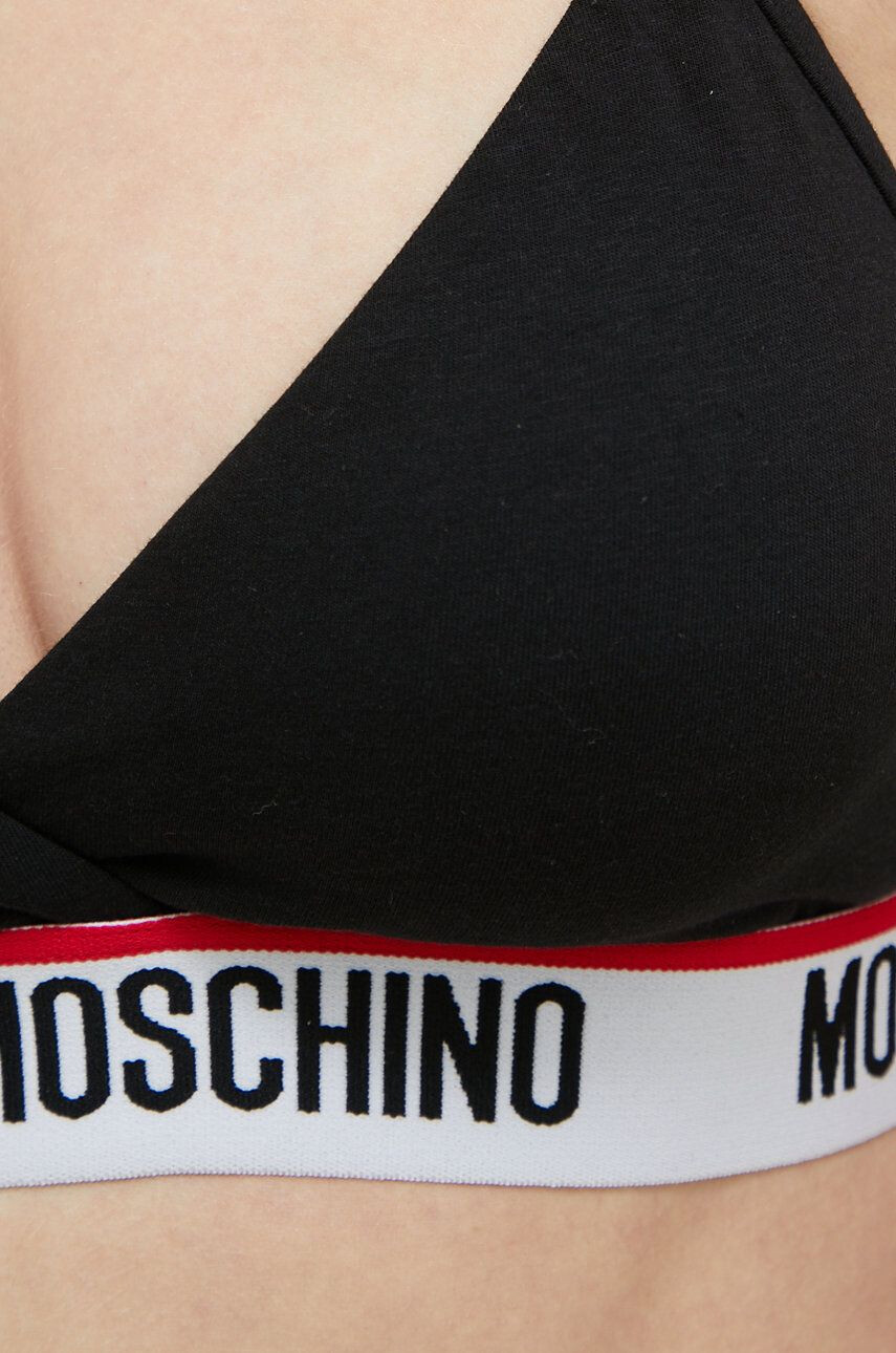 Moschino Underwear Podprsenka černá barva - Pepit.cz