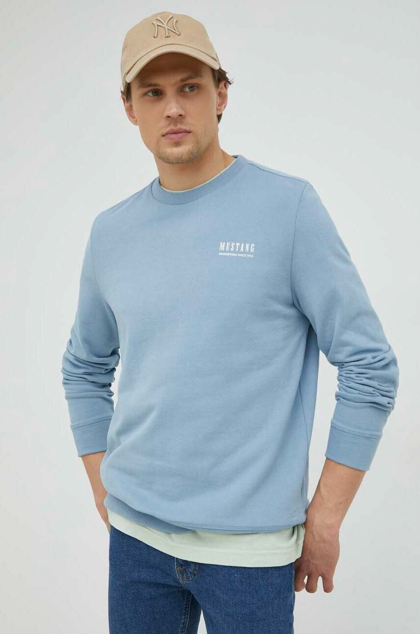 Mustang Bavlněná mikina Style Ben Crewneck - Pepit.cz