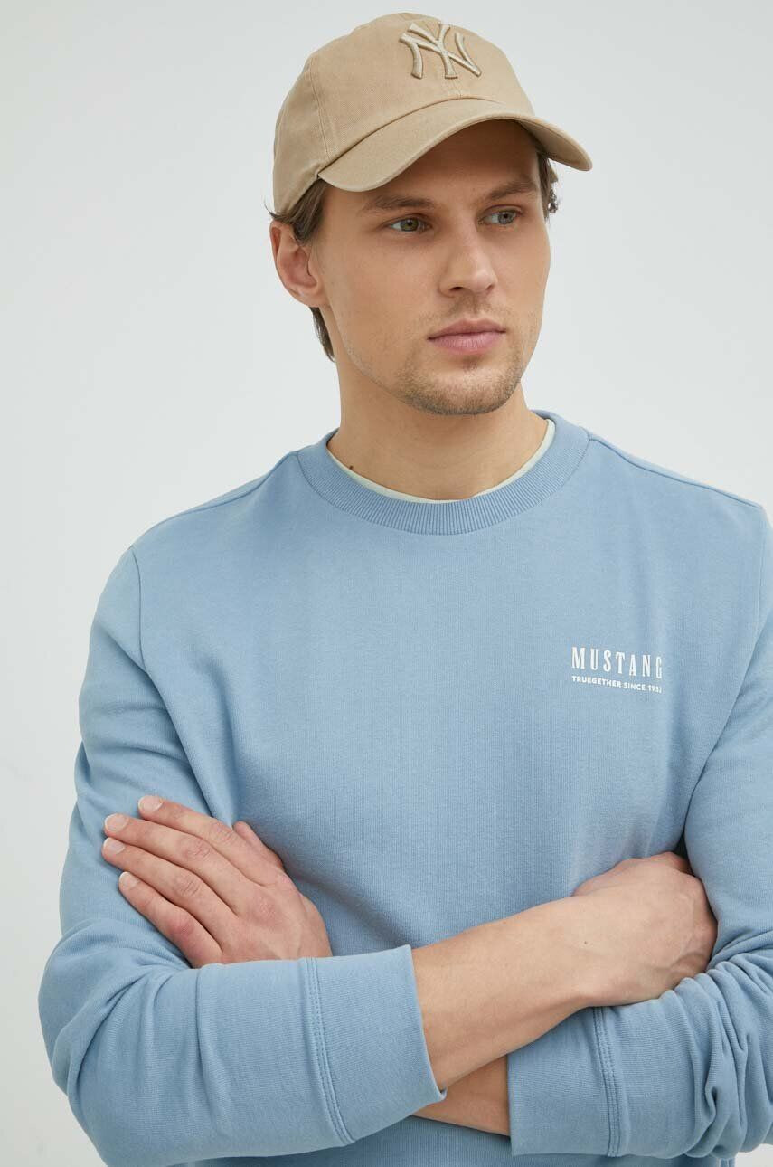 Mustang Bavlněná mikina Style Ben Crewneck - Pepit.cz