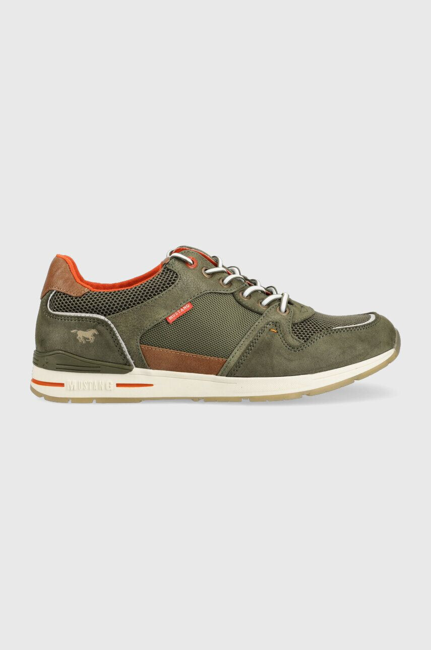 Mustang Sneakers boty zelená barva 4154314 - Pepit.cz