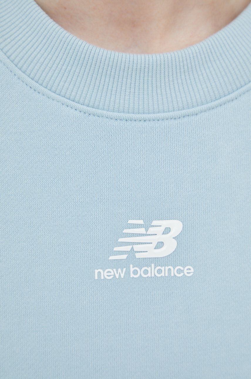 New Balance Bavlněná mikina WT21554MGF dámská s potiskem WT21554MGF-MGF - Pepit.cz