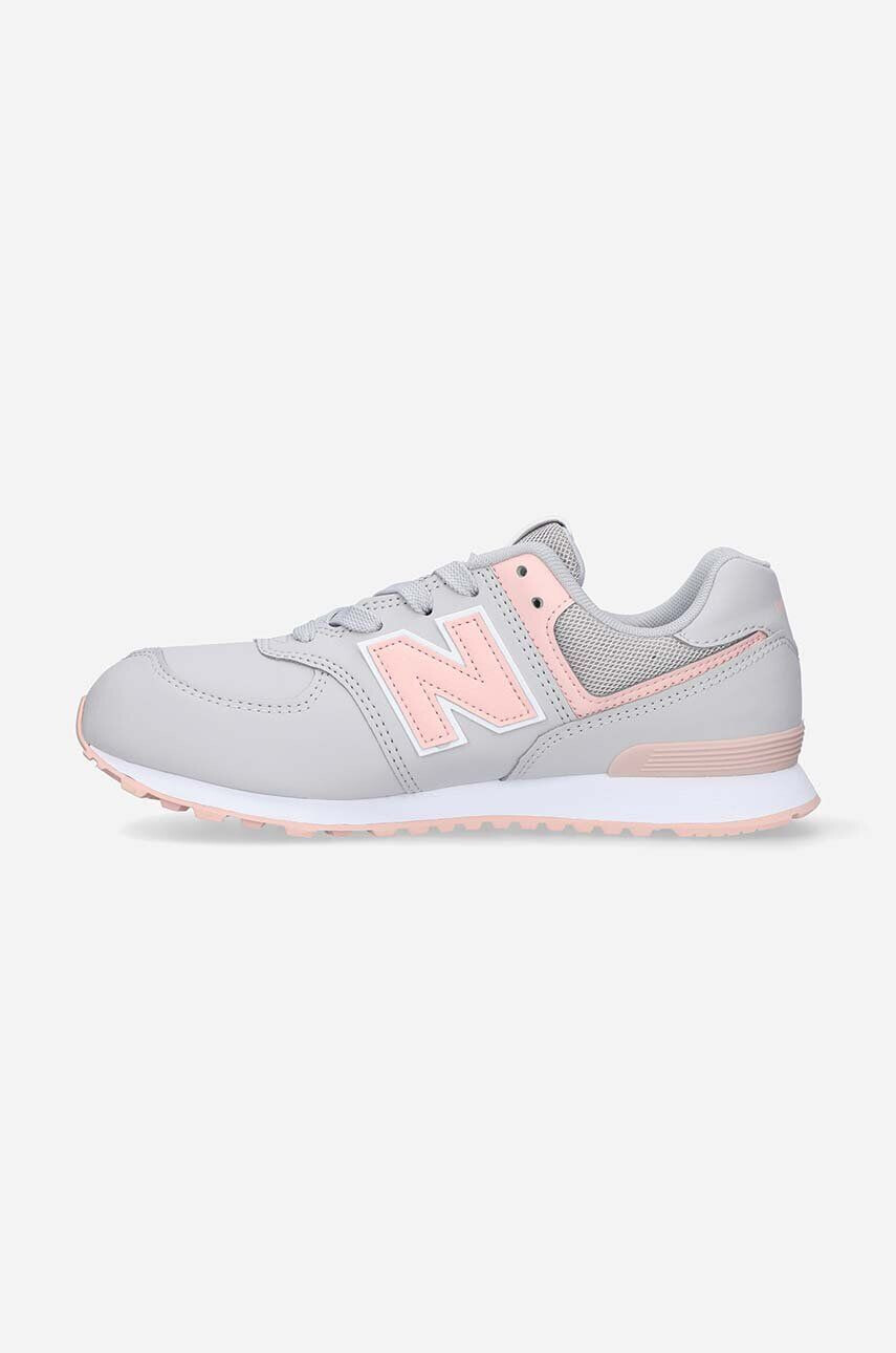 New Balance Dětské sneakers boty šedá barva - Pepit.cz