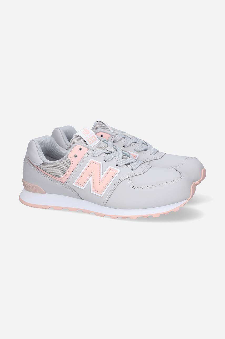 New Balance Dětské sneakers boty šedá barva - Pepit.cz