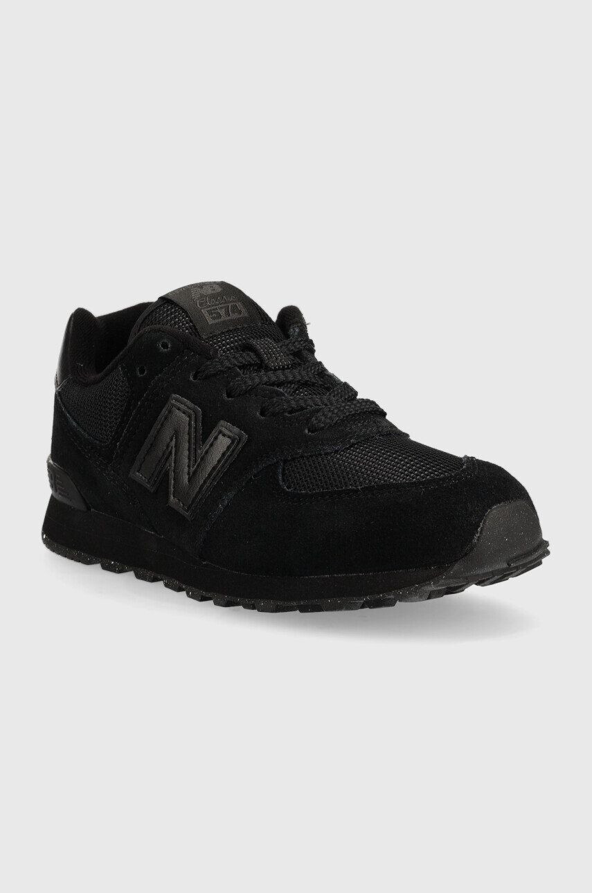 New Balance Dětské sneakers boty Gc574eve černá barva - Pepit.cz