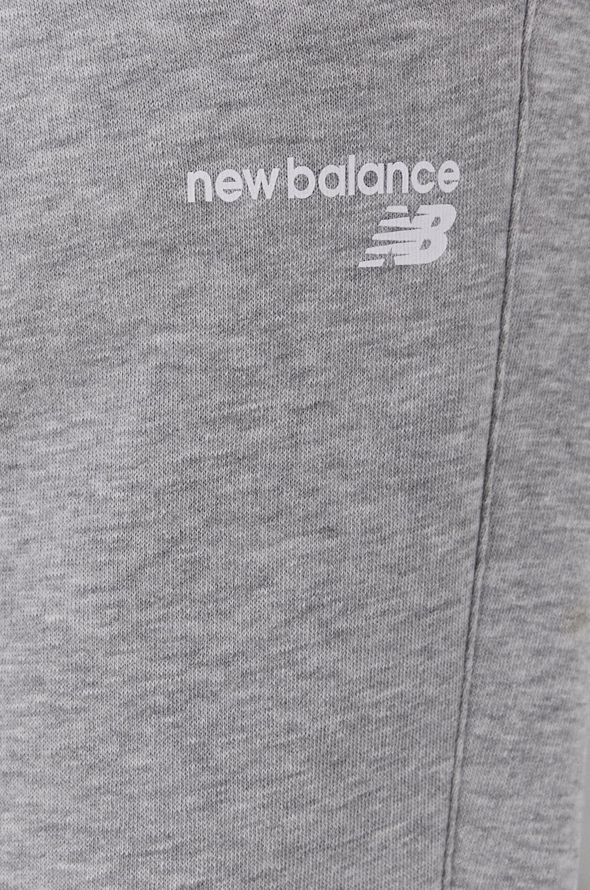 New Balance Kalhoty WP03805AG dámské šedá barva melanžové - Pepit.cz