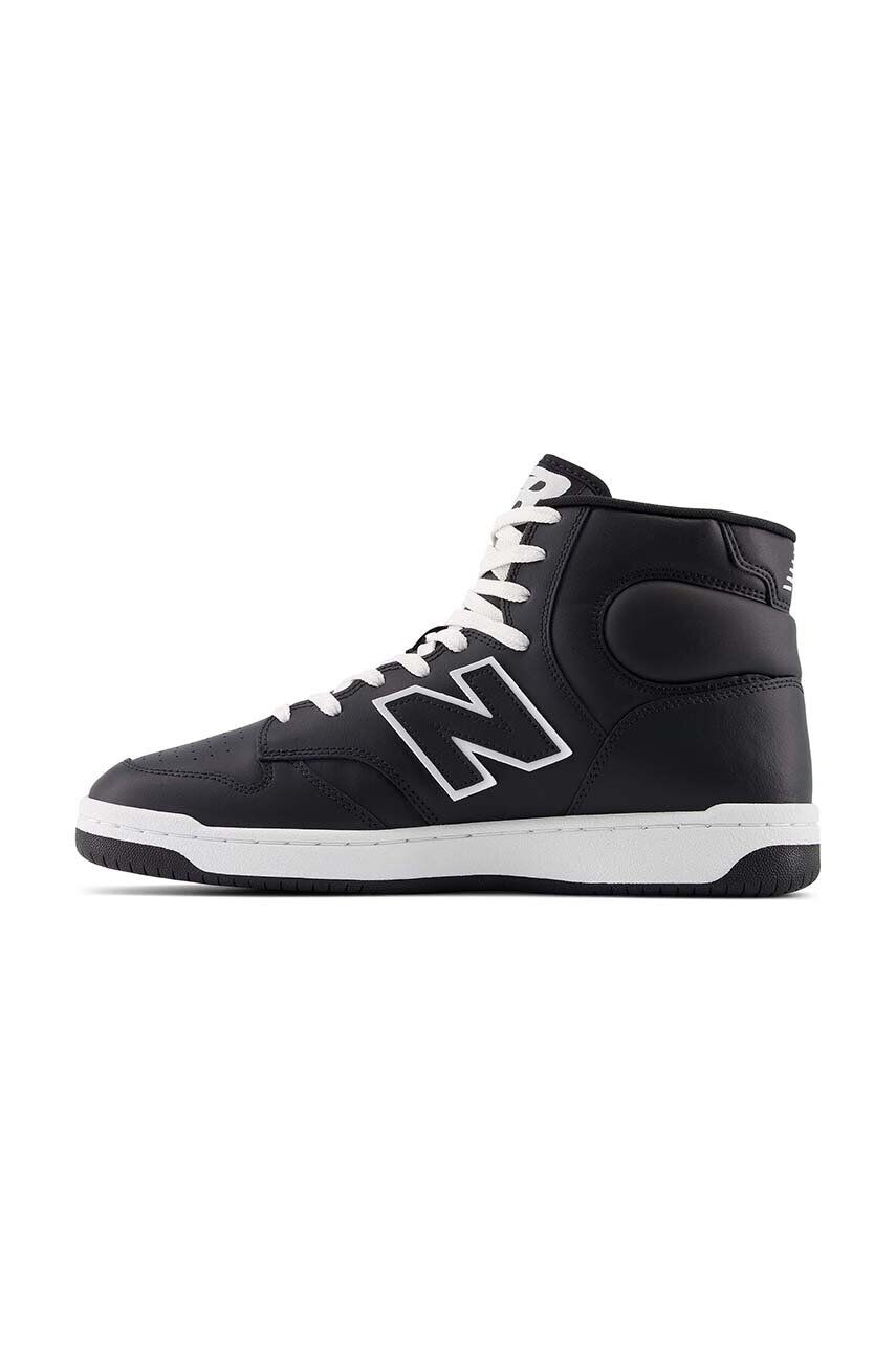 New Balance Kožené sneakers boty BB480COB černá barva - Pepit.cz