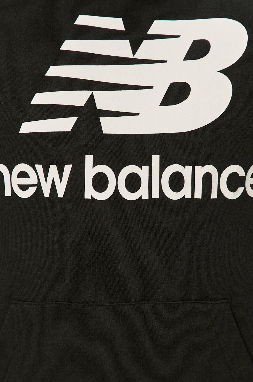 New Balance Mikina dámská černá barva s potiskem WT21559BK-BK - Pepit.cz