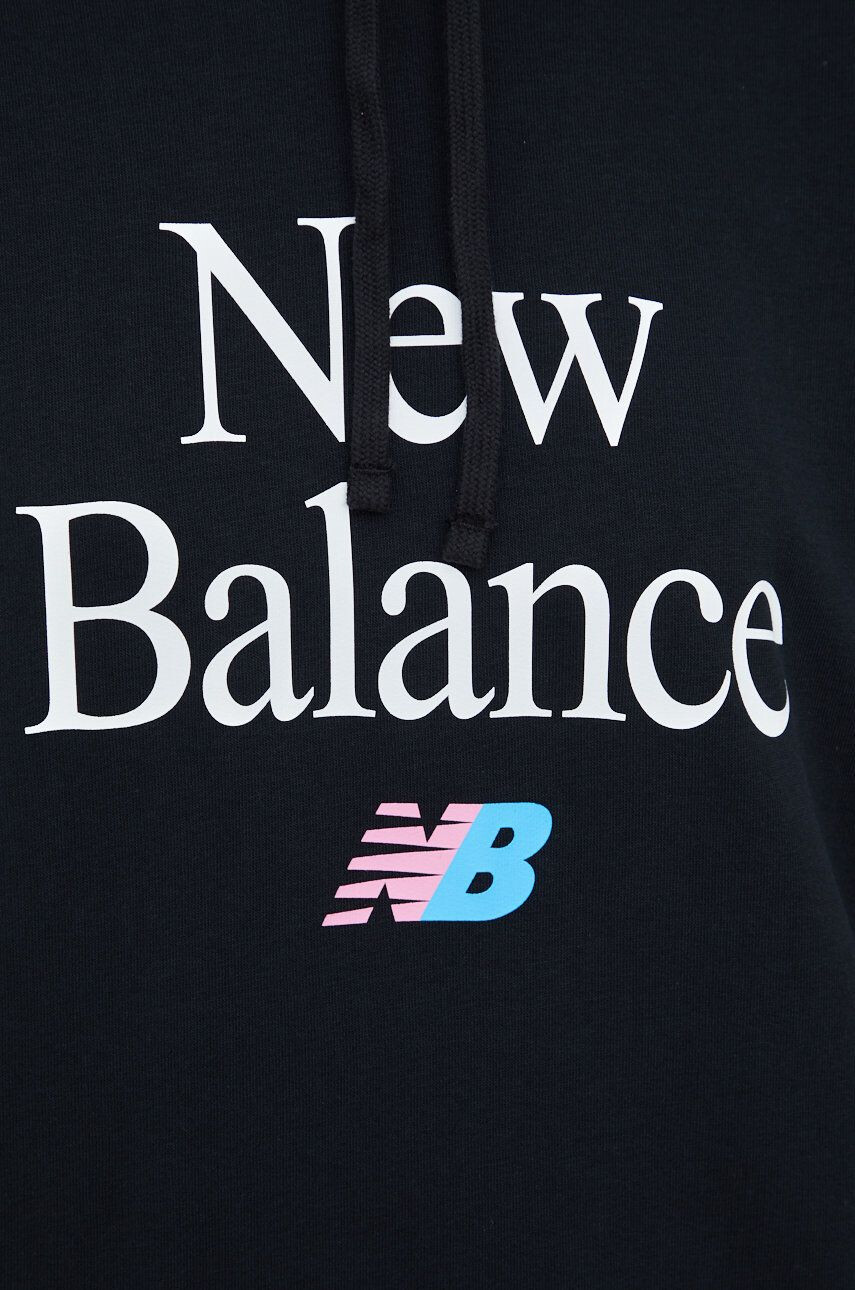 New Balance Šaty WD21501BK černá barva mini oversize - Pepit.cz