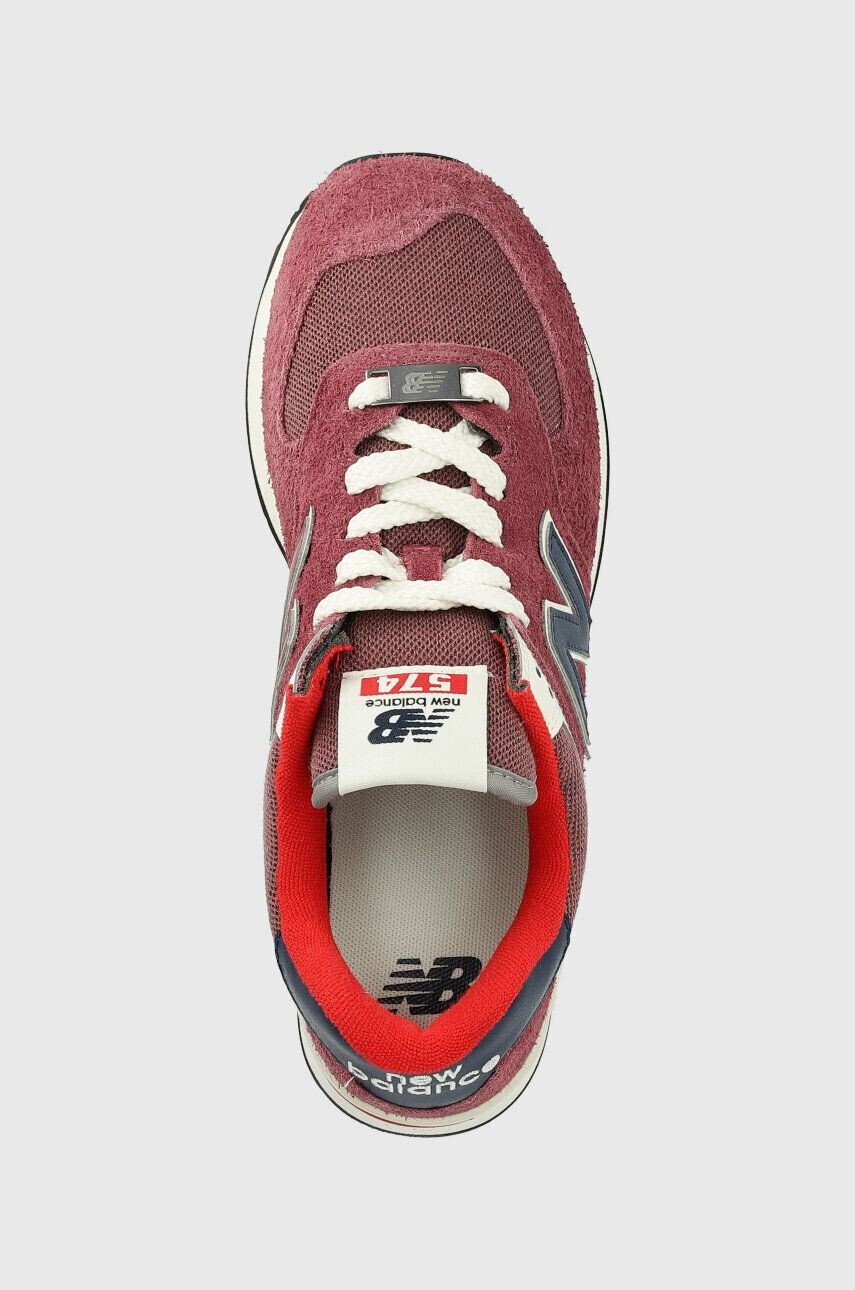 New Balance Sneakers boty U574RX2 vínová barva U574RX2-RX2 - Pepit.cz