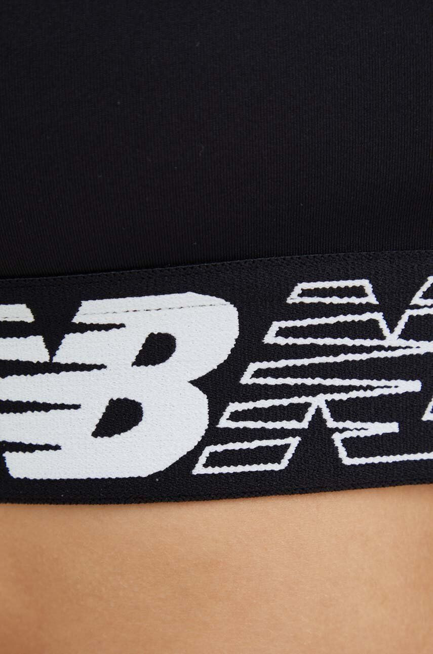 New Balance Sportovní podprsenka Pace Bra 3.0 černá barva - Pepit.cz