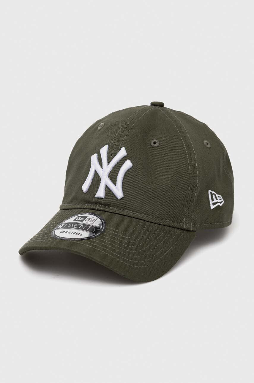 New Era Bavlněná baseballová čepice zelená barva NEW YORK YANKEES - Pepit.cz