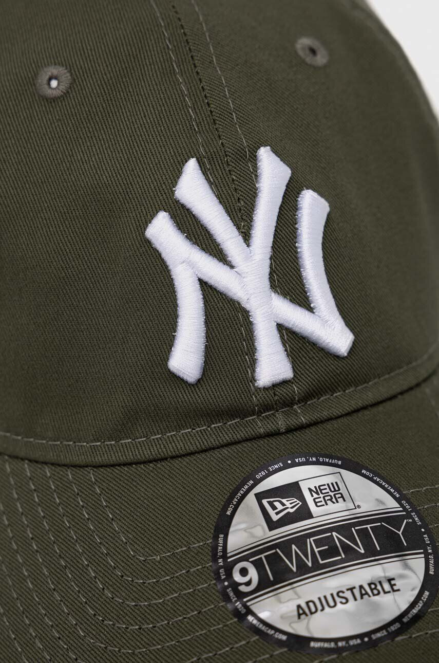 New Era Bavlněná baseballová čepice zelená barva NEW YORK YANKEES - Pepit.cz