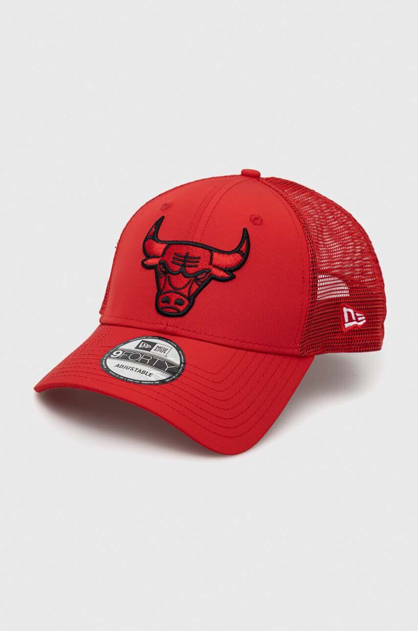 New Era Kšiltovka červená barva s aplikací CHICAGO BULLS 60298608.FDR-FDR - Pepit.cz