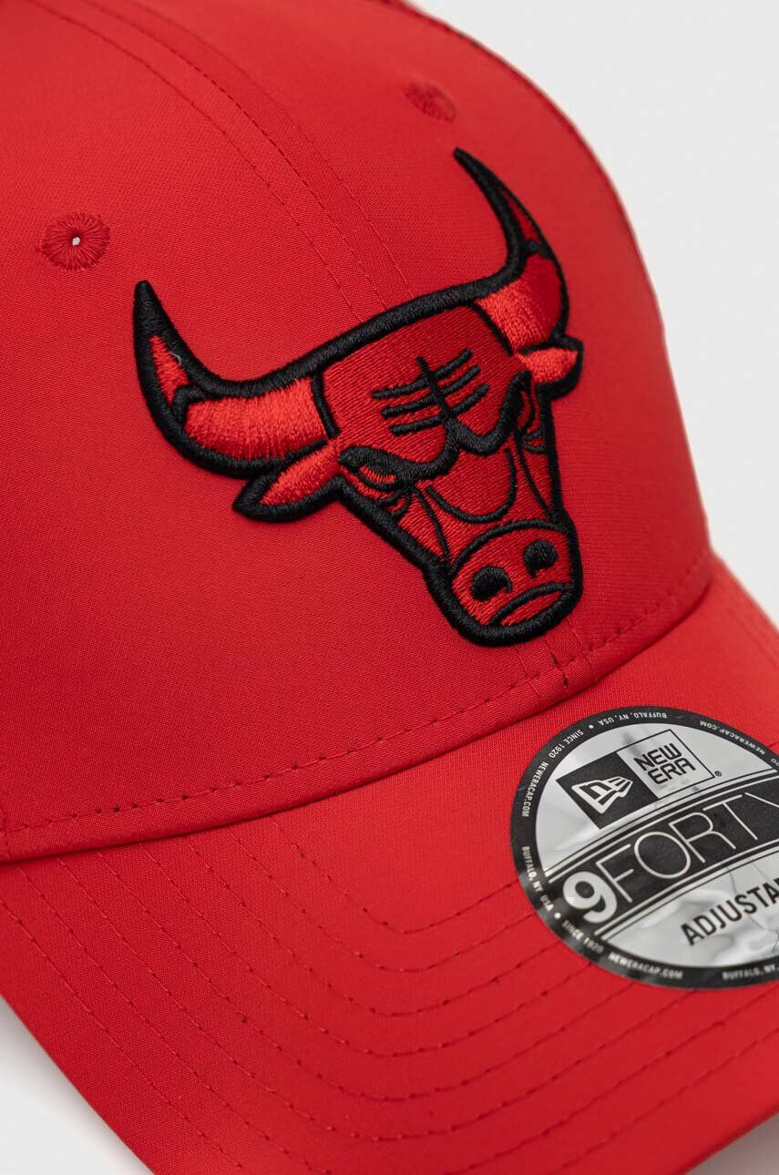 New Era Kšiltovka červená barva s aplikací CHICAGO BULLS 60298608.FDR-FDR - Pepit.cz