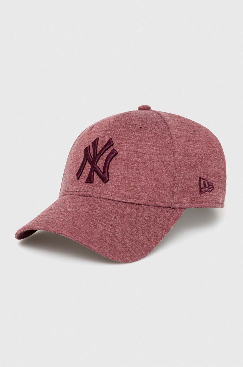 New Era Kšiltovka vínová barva melanžová NEW YORK YANKEES 60348848.MRNWHI-MRNWHI - Pepit.cz