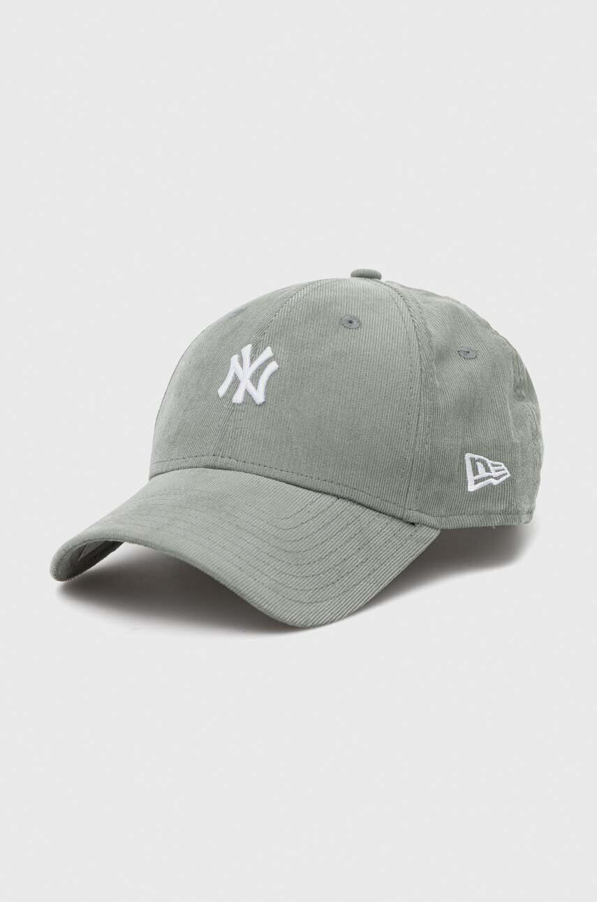 New Era Manšestrová kšiltovka zelená barva NEW YORK YANKEES - Pepit.cz