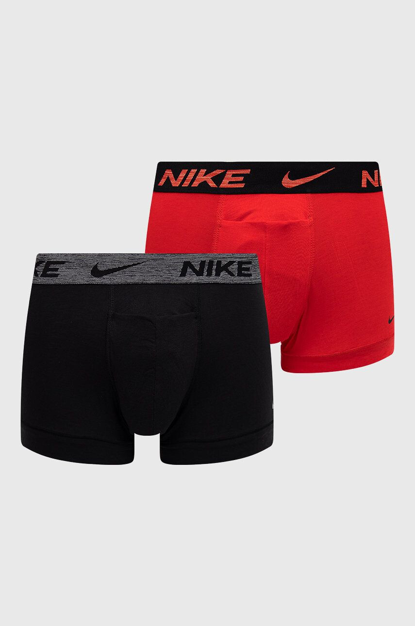 Nike Boxerky pánské červená barva - Pepit.cz