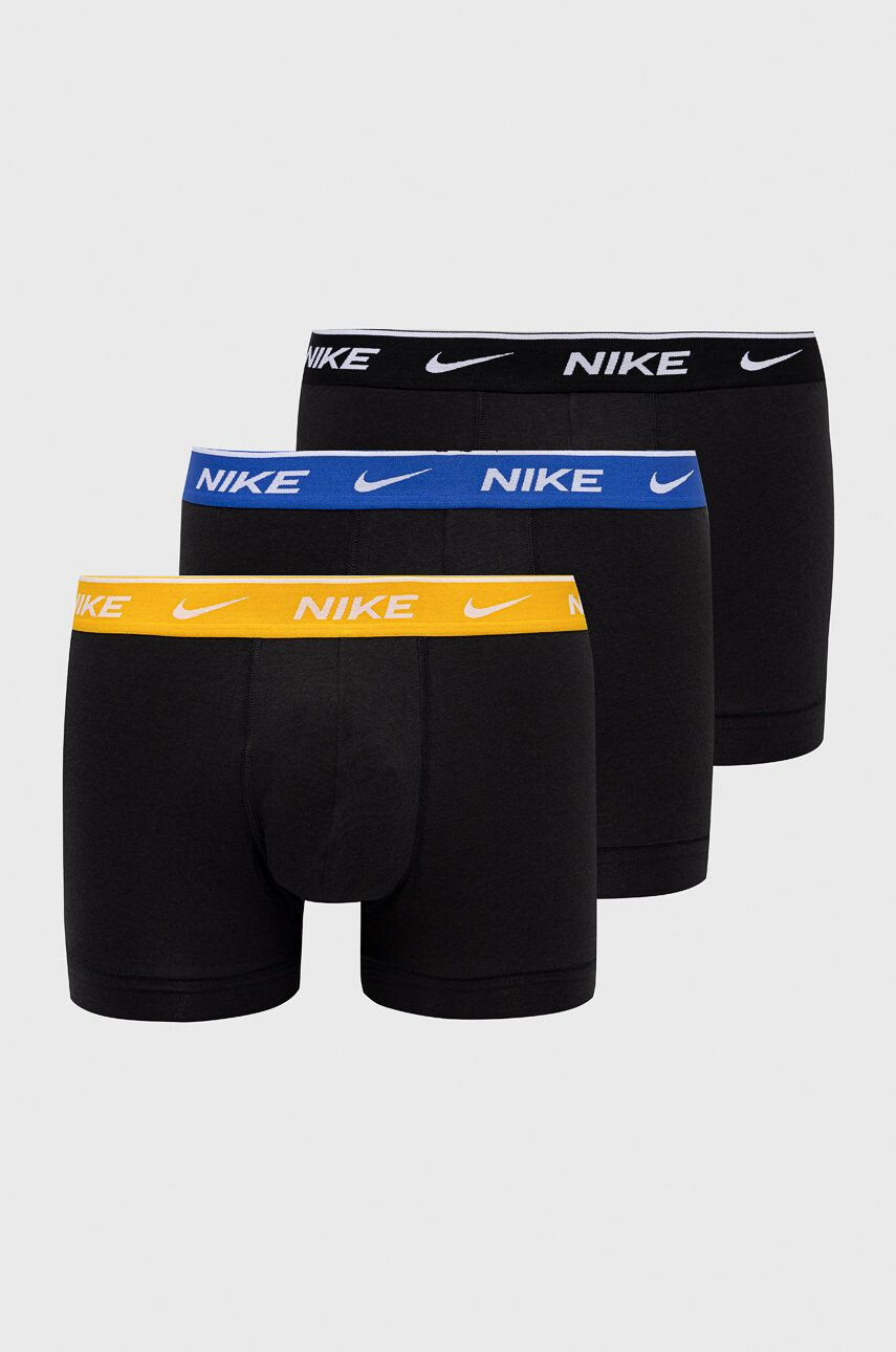 Nike Boxerky 3-pack pánské vínová barva - Pepit.cz