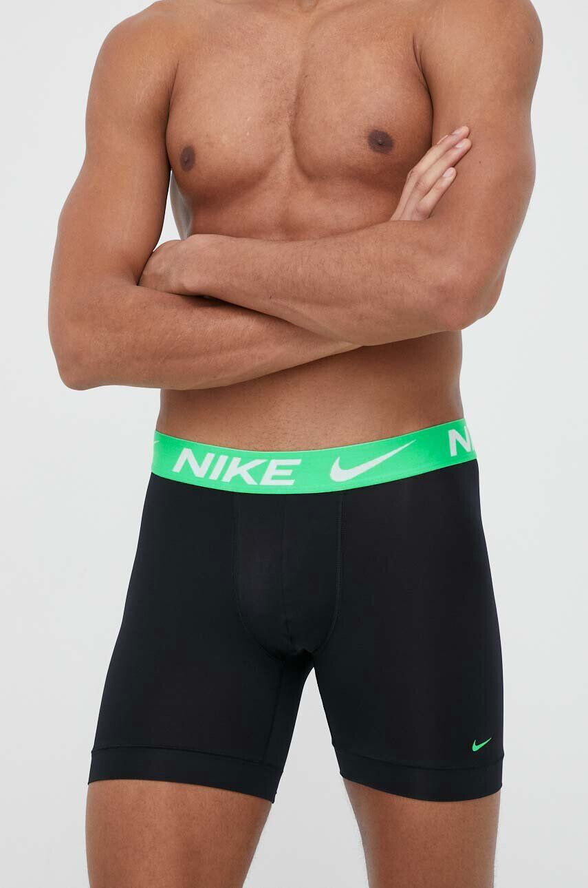 Nike Boxerky 3-pack pánské zelená barva - Pepit.cz