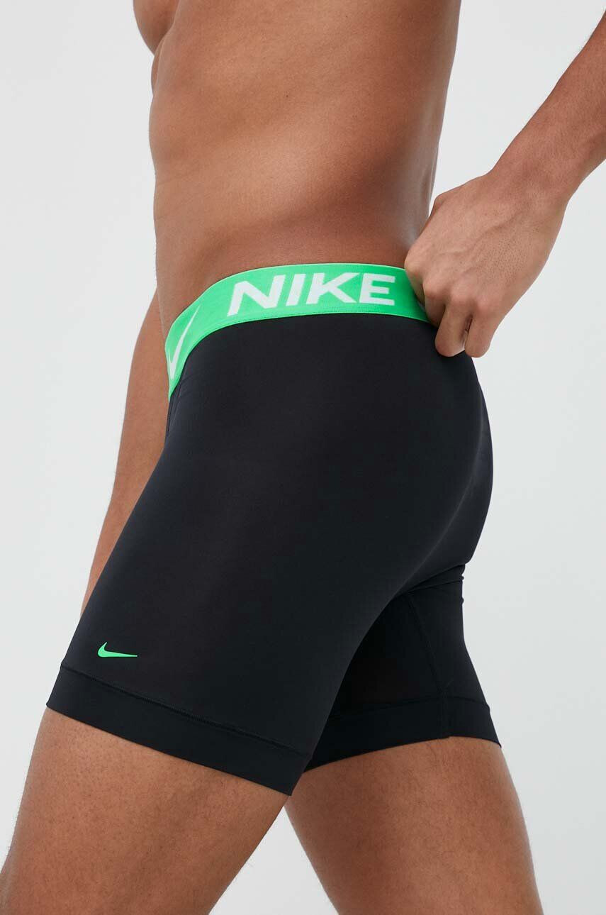 Nike Boxerky 3-pack pánské zelená barva - Pepit.cz