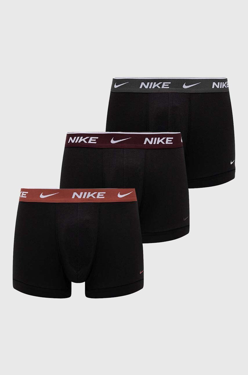 Nike Boxerky (3-pak) pánské černá barva - Pepit.cz