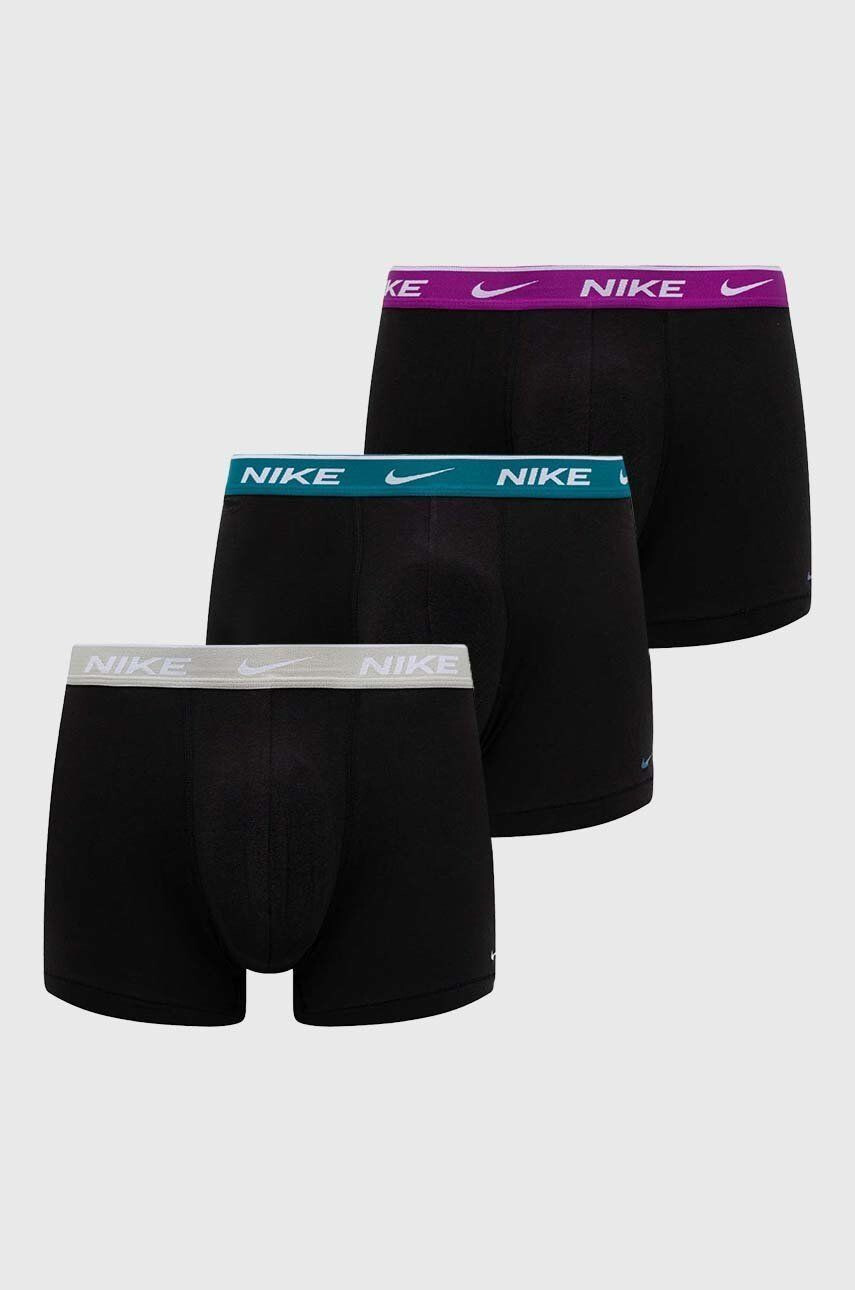 Nike Boxerky (3-pak) pánské šedá barva - Pepit.cz