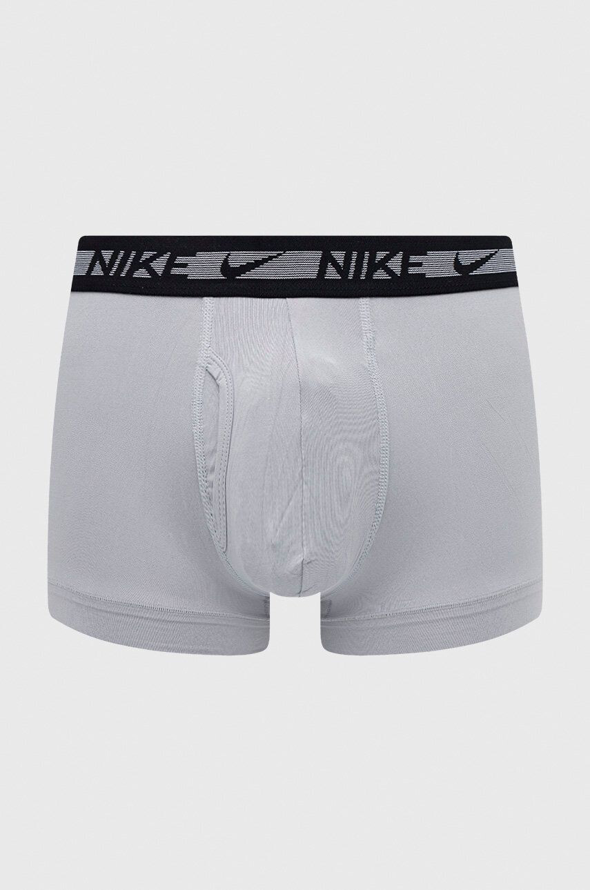 Nike Boxerky (3-pack) pánské šedá barva - Pepit.cz