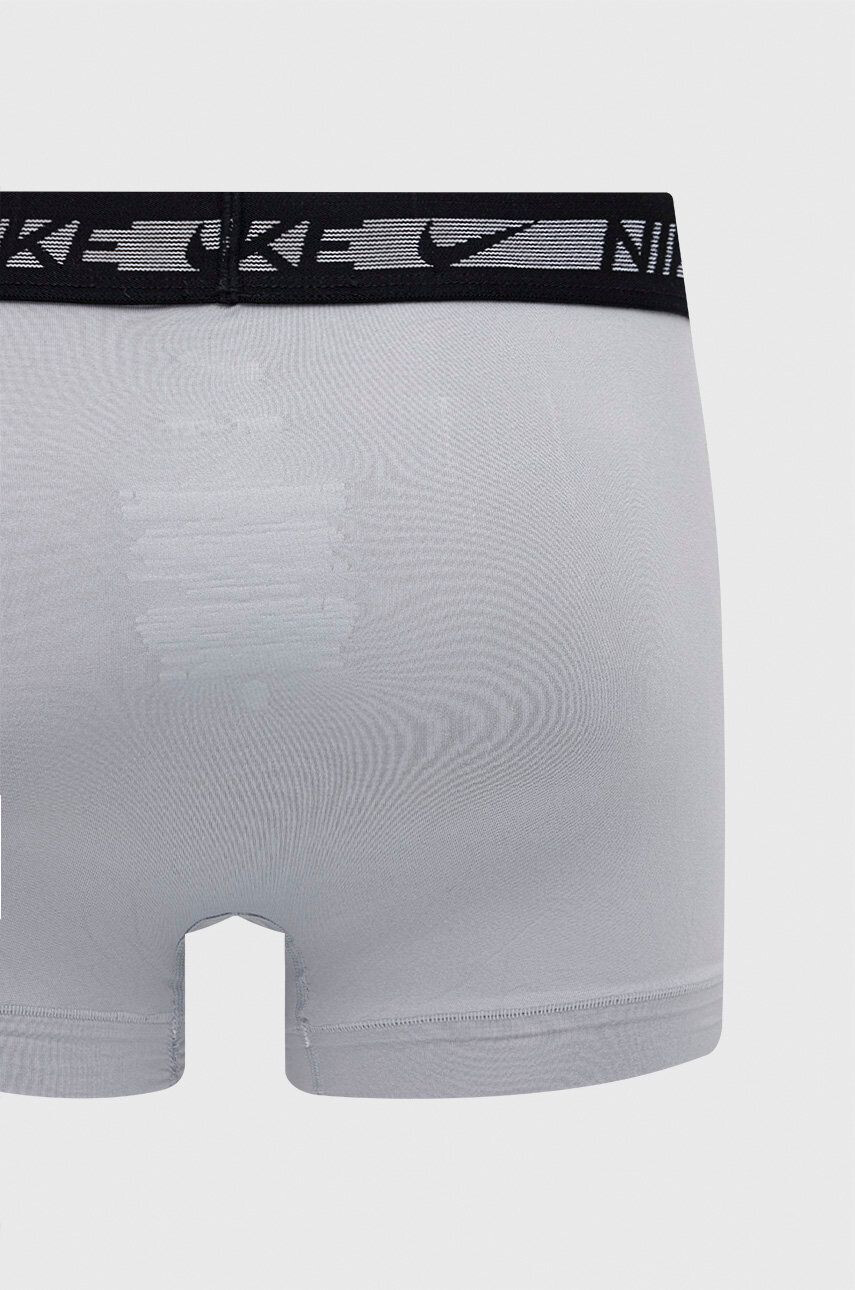 Nike Boxerky (3-pack) pánské šedá barva - Pepit.cz