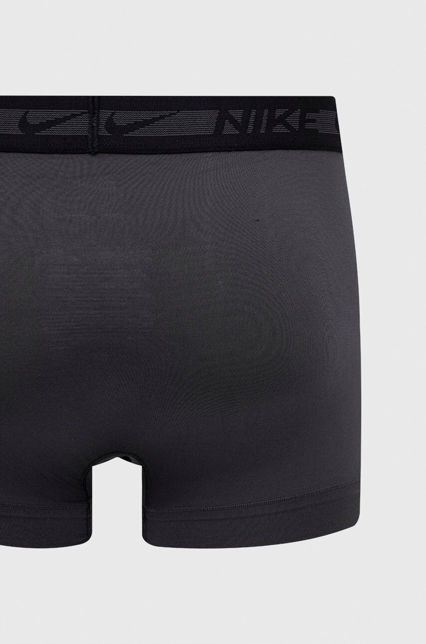 Nike Boxerky (3-pack) pánské šedá barva - Pepit.cz