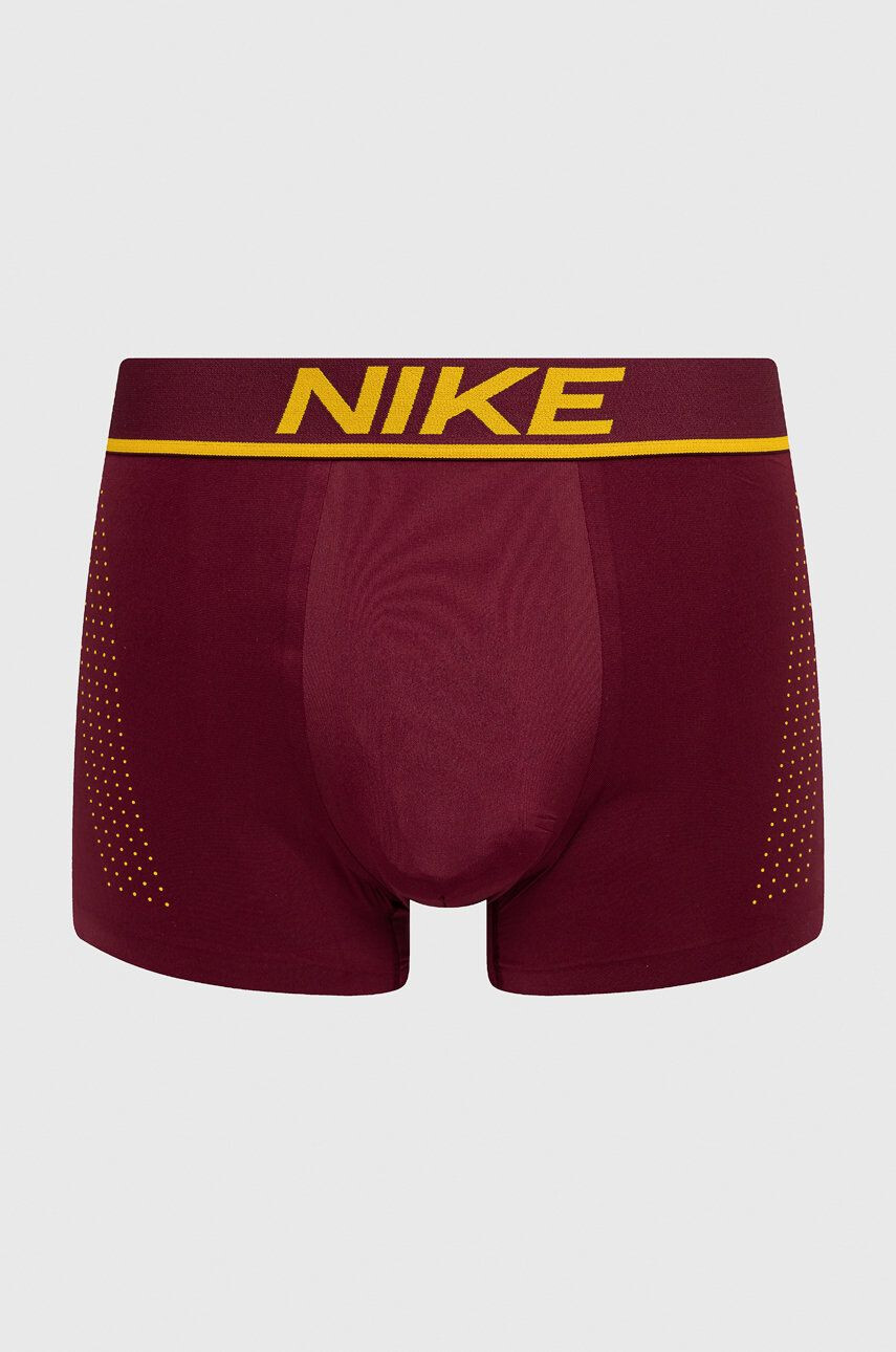 Nike Boxerky pánské vínová barva - Pepit.cz