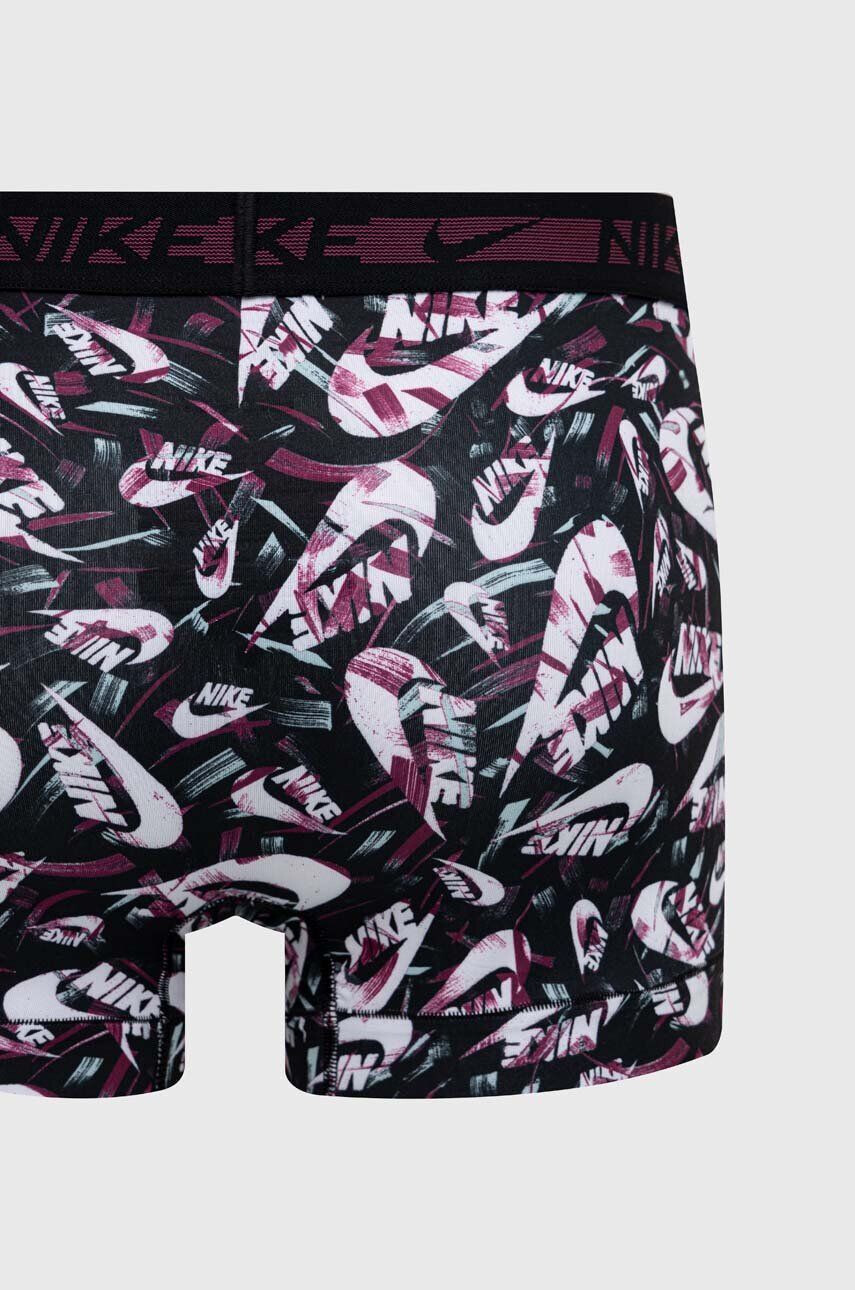 Nike Boxerky pánské vínová barva - Pepit.cz