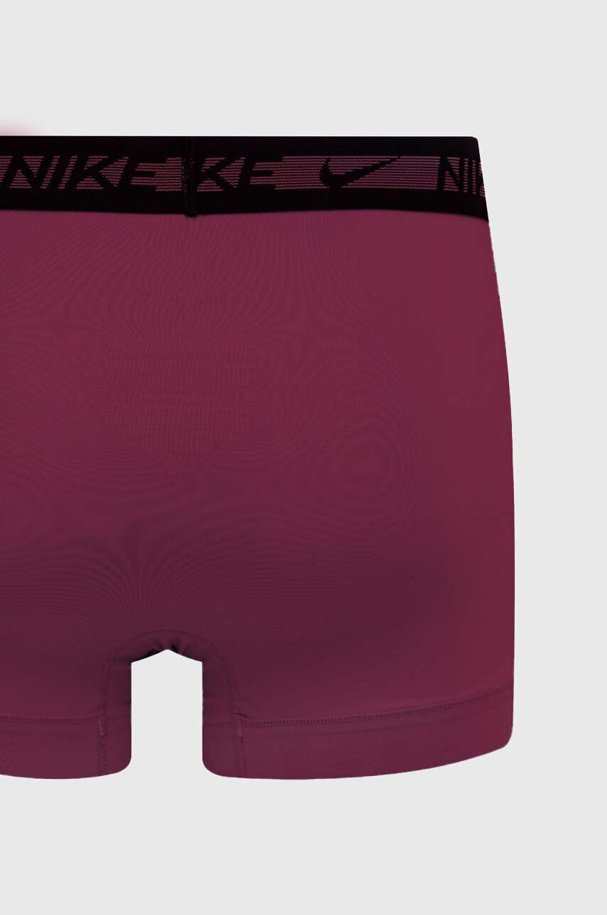 Nike Boxerky pánské vínová barva - Pepit.cz