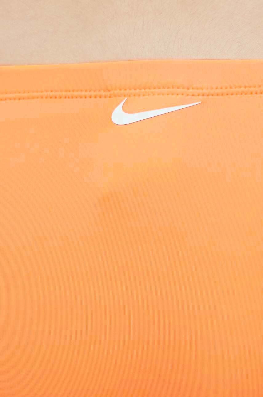 Nike Dvoudílné plavky Essential oranžová barva mírně vyztužený košík - Pepit.cz