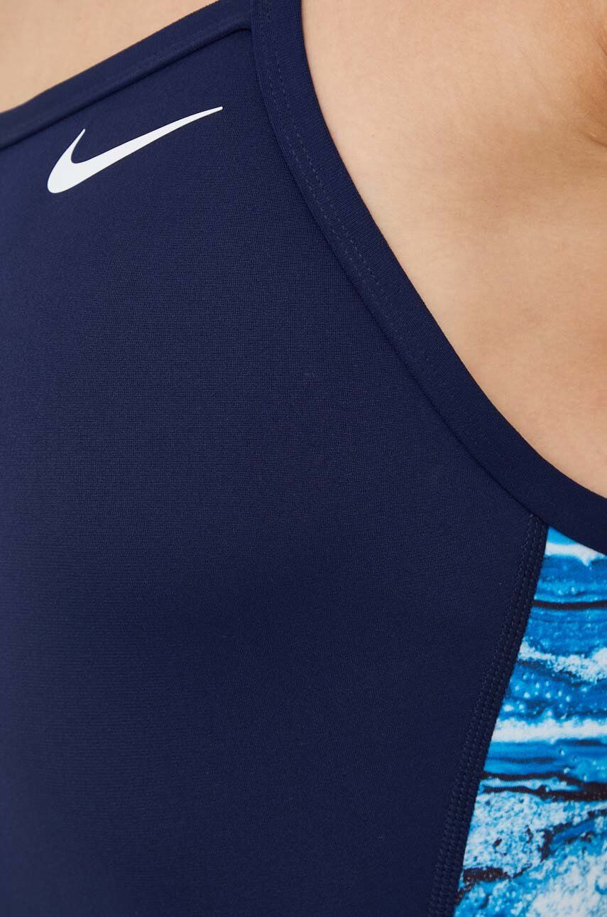 Nike Jednodílné plavky tmavomodrá barva měkký košík - Pepit.cz