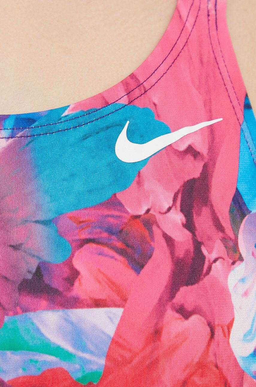 Nike Jednodílné plavky fialová barva měkký košík - Pepit.cz