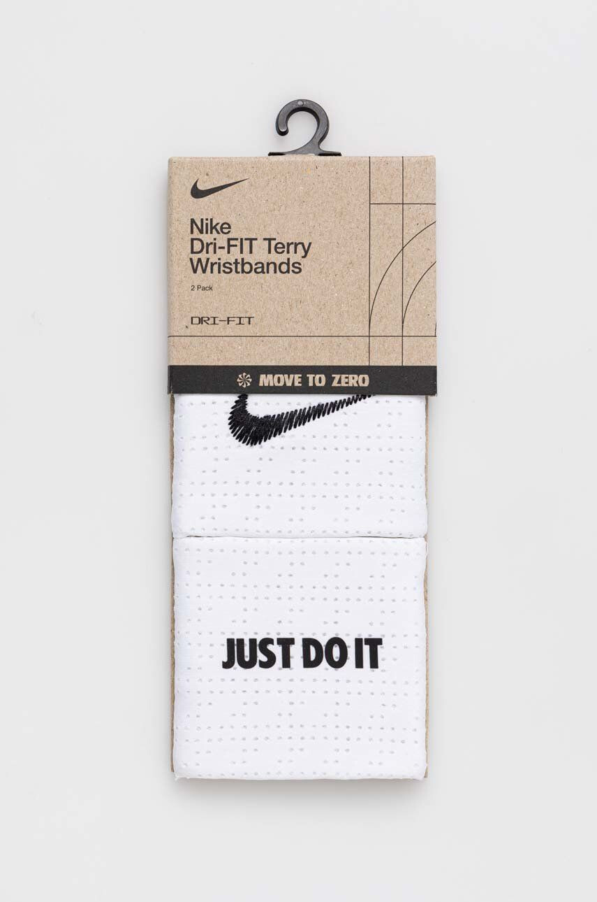 Nike Náramky 2-pack bílá barva - Pepit.cz