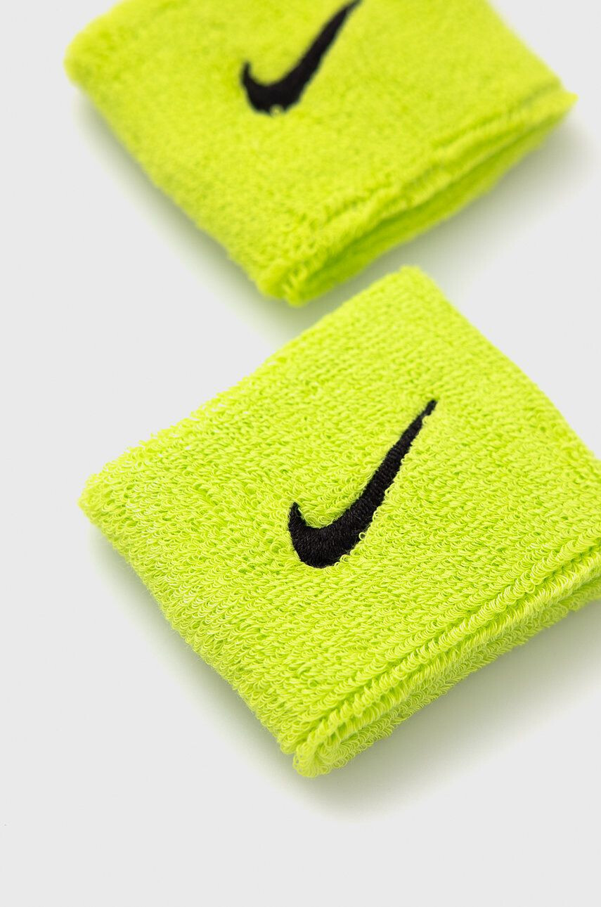 Nike Pásek na zápěstí zelená barva - Pepit.cz