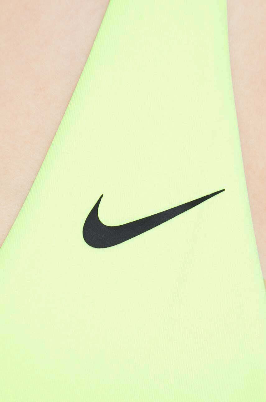 Nike Plavková podprsenka Essential zelená barva měkký košík - Pepit.cz