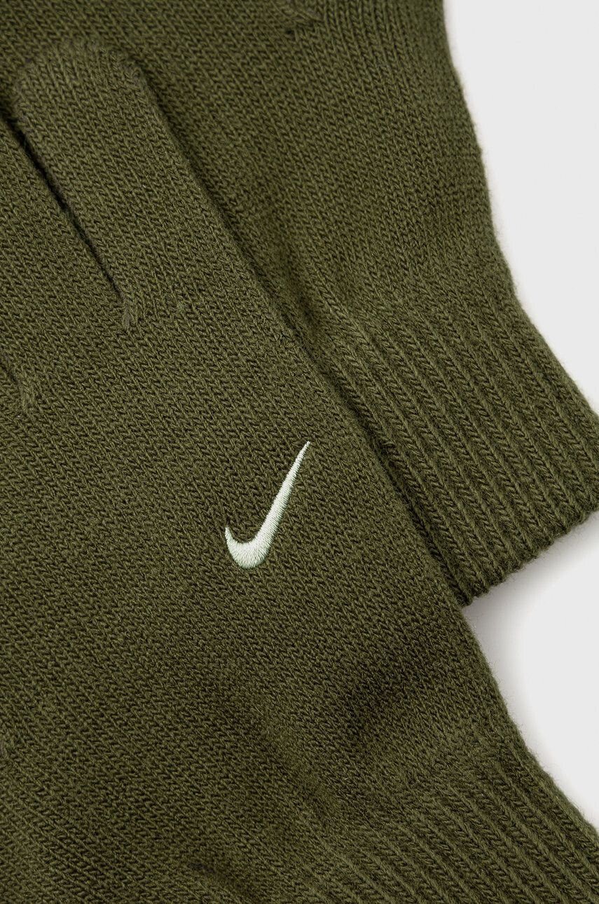 Nike Rukavice zelená barva - Pepit.cz