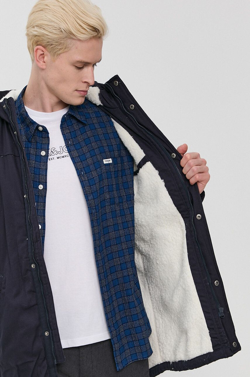 Only & Sons Parka pánská tmavomodrá barva přechodná - Pepit.cz