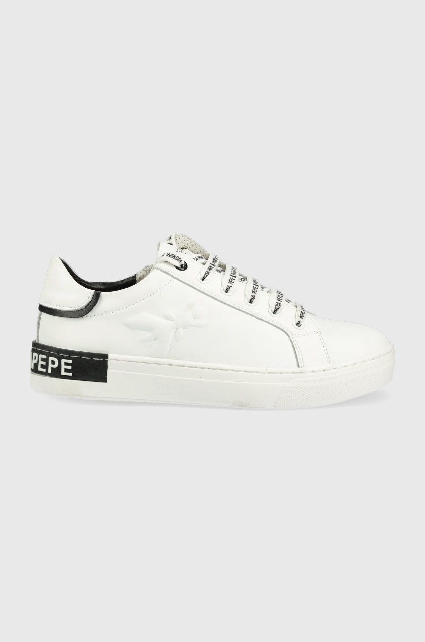 Patrizia Pepe Dětské kožené sneakers boty - Pepit.cz