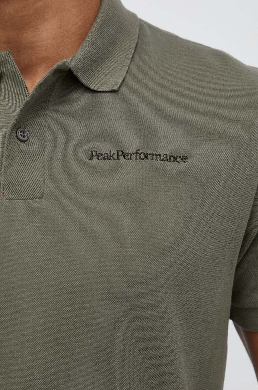 Peak Performance Bavlněné polo tričko - Pepit.cz