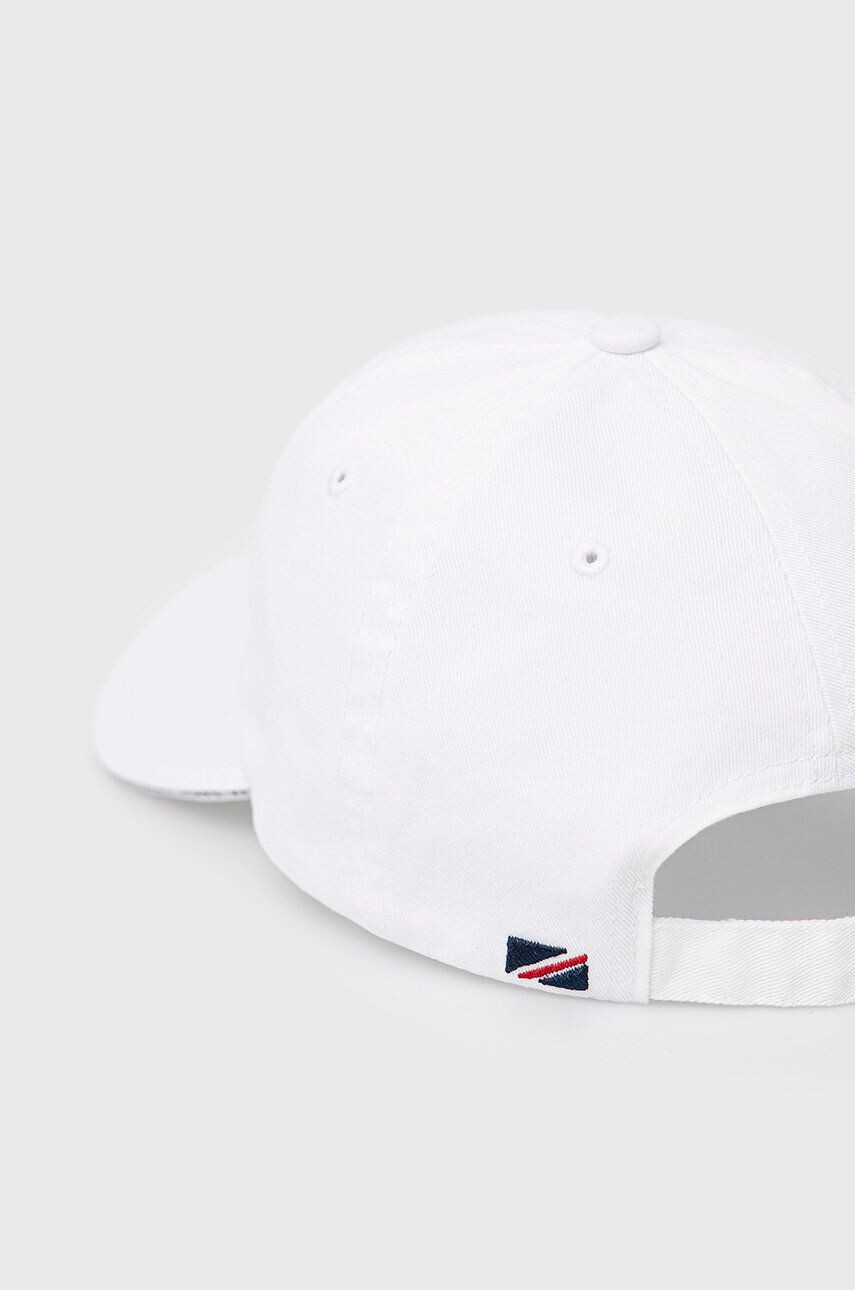 Pepe Jeans Bavlněná čepice Clara Cap bílá barva hladká - Pepit.cz