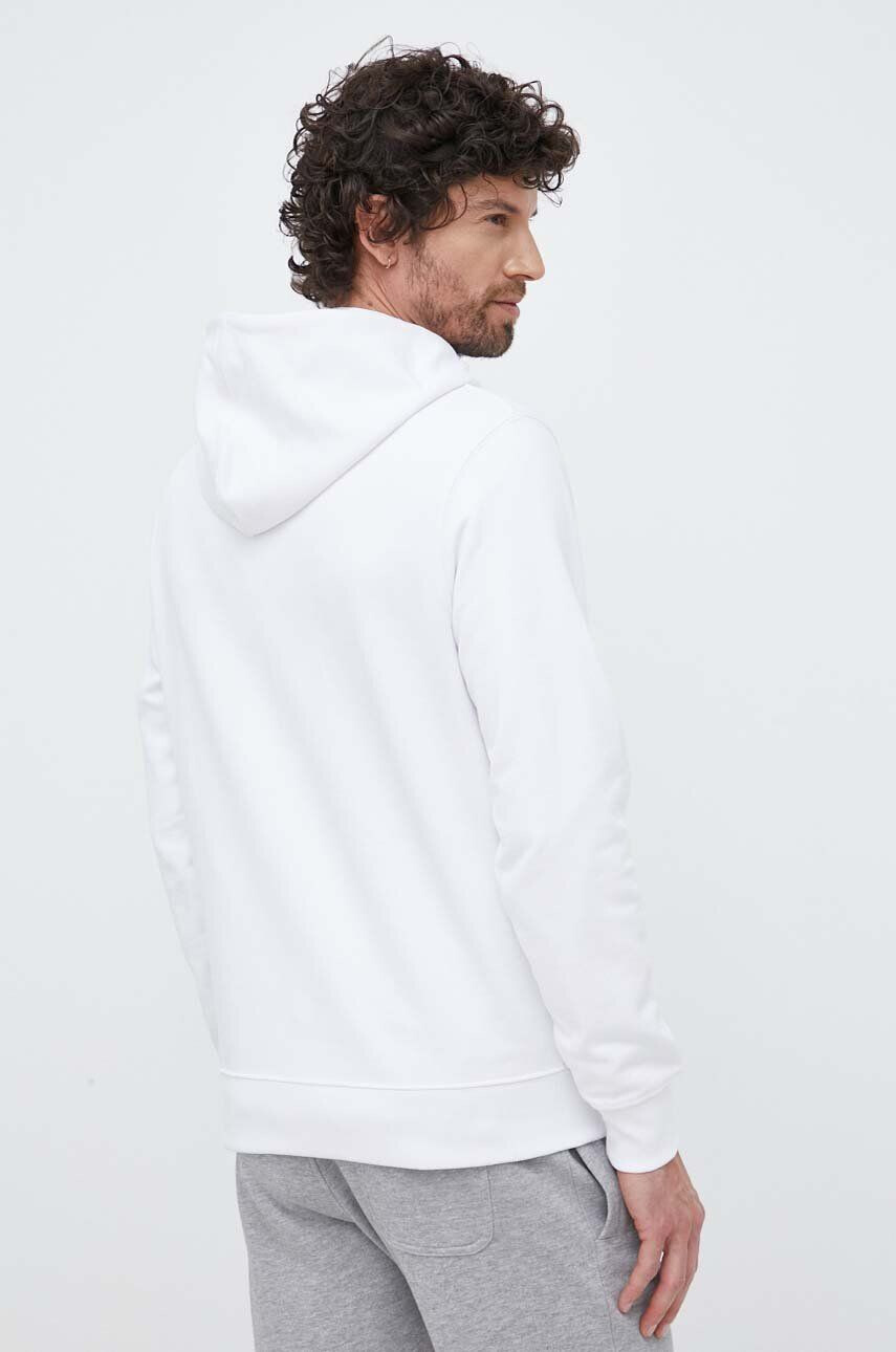 Pepe Jeans Bavlněná mikina Edward Hoodie pánská bílá barva s kapucí s potiskem - Pepit.cz