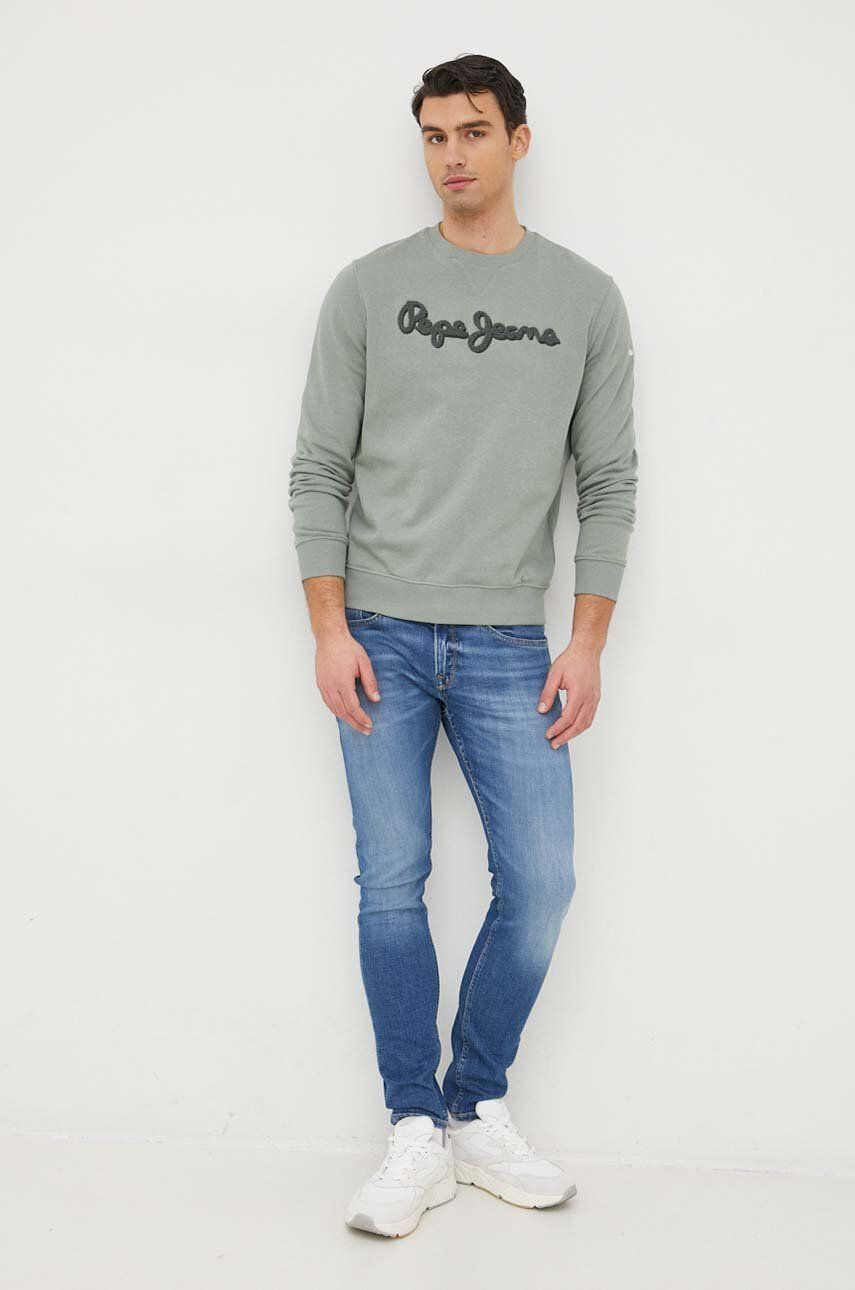 Pepe Jeans Bavlněná mikina Ryan Crew - Pepit.cz