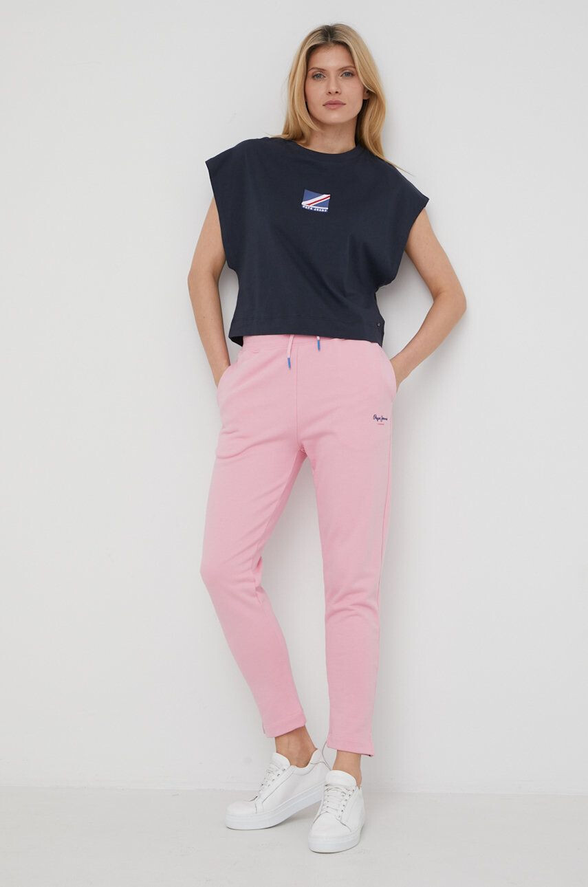 Pepe Jeans Bavlněné kalhoty Calista Pants - Pepit.cz