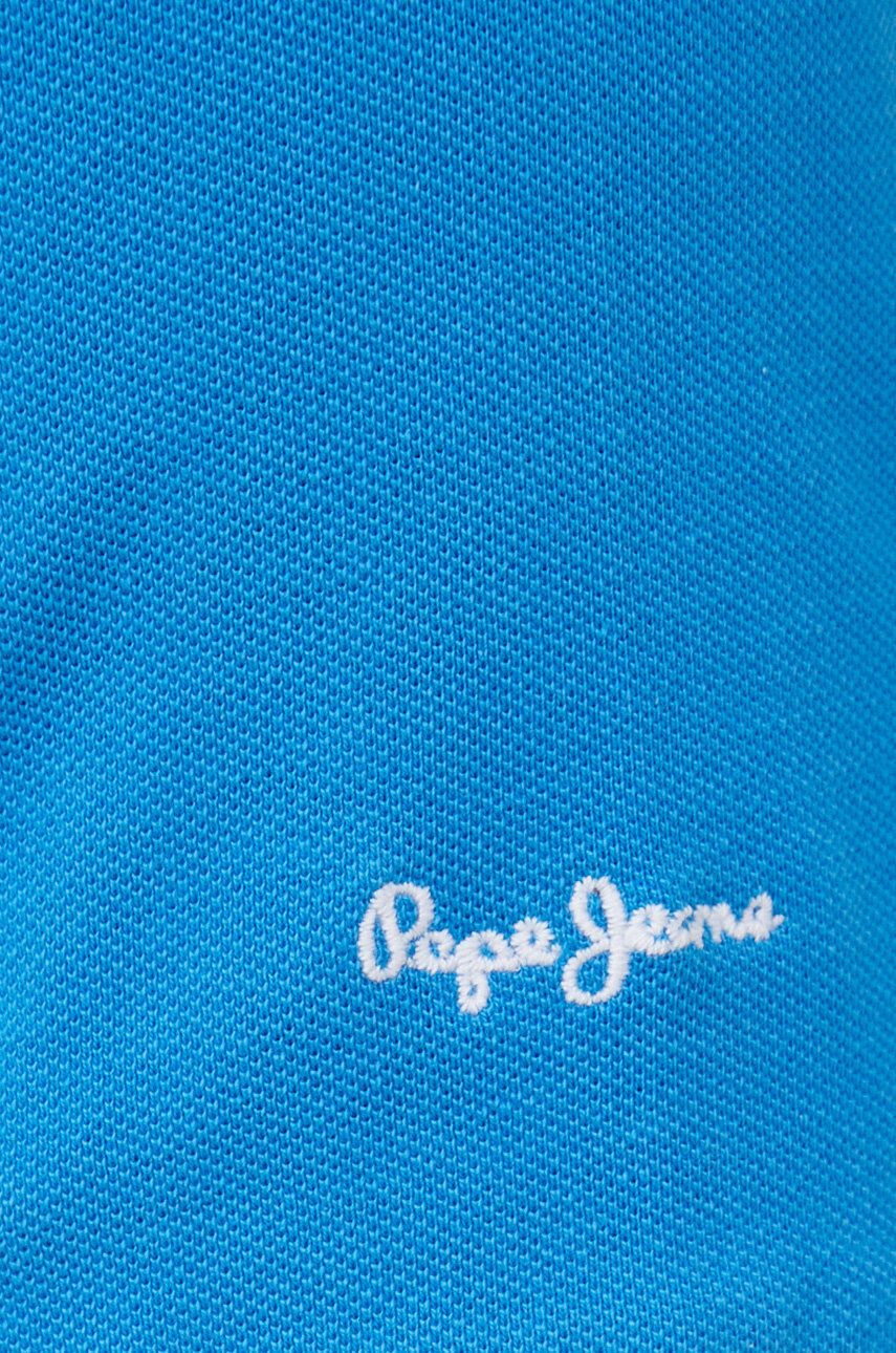 Pepe Jeans Bavlněné polo tričko Falcon s aplikací - Pepit.cz