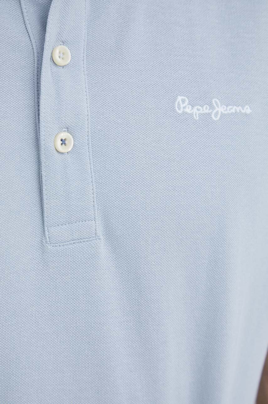 Pepe Jeans Bavlněné polo tričko Jett s aplikací - Pepit.cz