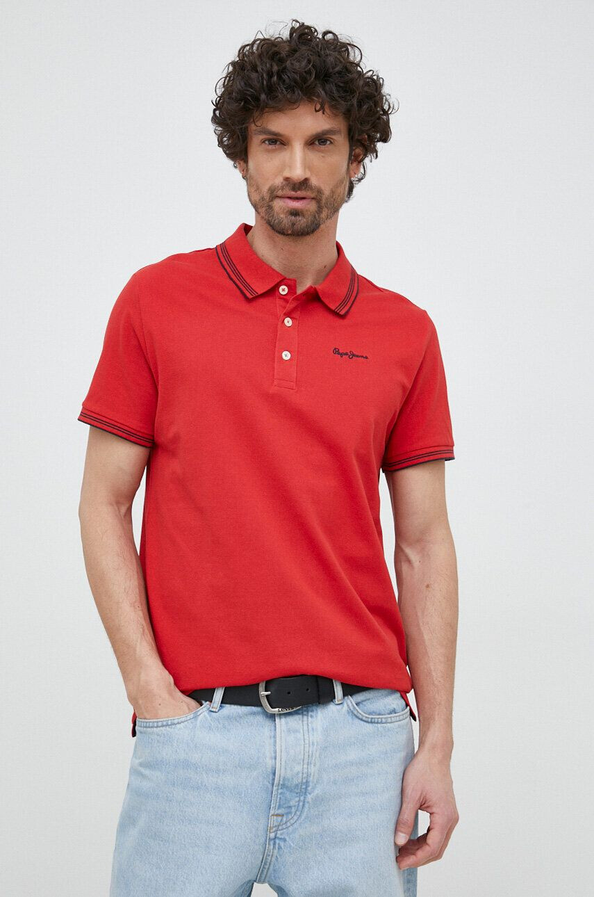 Pepe Jeans Bavlněné polo tričko Jett - Pepit.cz