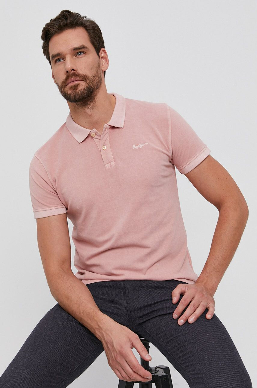 Pepe Jeans Bavlněné polo tričko Vincent - Pepit.cz